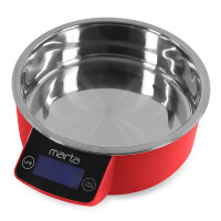 Весы кухонные Marta MT-1647 красный рубин