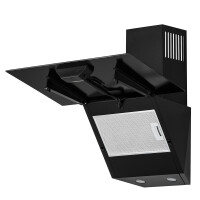 Каминная вытяжка Krona Helga 600 black PB