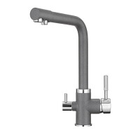 Смеситель для кухни Granula GR-2015 графит