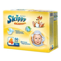 Подгузники Skippy Econom, размер L (7-18 кг) 50 шт,арт.7017