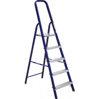 Стремянка Алюмет 5 ступеней стальная М8305