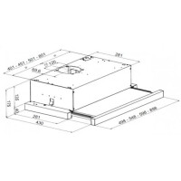 Встраиваемая вытяжка Candy CBT 6130/2N-07