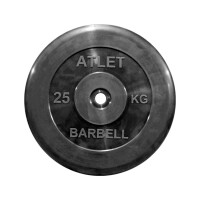 Диск обрезиненный MB Barbell Atlet MB-AtletB51-25