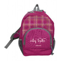 Велосипед Ника ВД5/1 вишневый в клетку