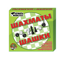 Набор настольных игр Десятое королевство Шахматы Шашки (01450)