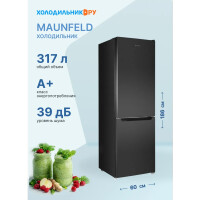 Холодильник Maunfeld MFF185SFSB