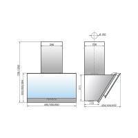 Каминная вытяжка Elikor Рубин S4 90П-700-Э4Д перламутр/белый