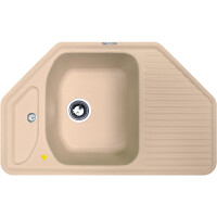 Кухонная мойка Zigmund & Shtain ECKIG 800 топленое молоко