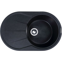 Кухонная мойка Zigmund & Shtain Kreis OV 770B темная скала