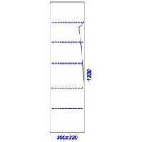 Clarberg Папирус вуд пенал подвесной, светлое дерево (Pap-w.05.35/LIGHT)