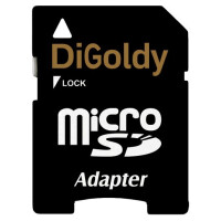 Карта памяти Digoldy 4GB microSDHC Class10 + адаптер SD
