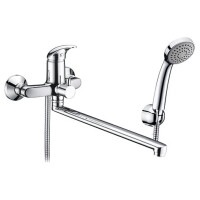 Смеситель для ванны WasserKraft Isen 2602L хром