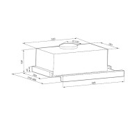 Встраиваемая вытяжка Graude DHF 60.0 EL
