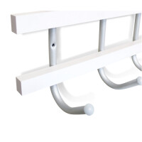 Вешалка Sheffilton SHT-WH11 беленый/алюм.металлик