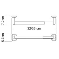 Держатель бумажных полотенец WasserKraft Oder K-3091