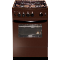 Газовая плита Лысьва ГП 400 М2С-2у коричневый со стеклянной крышкой