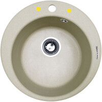 Кухонная мойка Zigmund & Shtain Kreis 480 речной песок