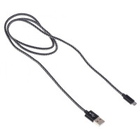 Кабель Buro BHP RET MICUSB-BR черный