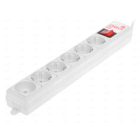 Сетевой фильтр Power Cube SPG(5+1)-B-10 3м. 6 розеток серый