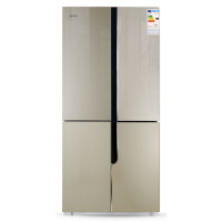 Холодильник Ginzzu NFK-500 стекло шампань