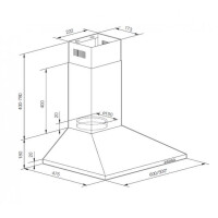 Каминная вытяжка Graude DHP 60.0 W