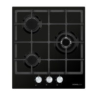 Встраиваемая газовая варочная панель HOMSair HGE433TGCBK