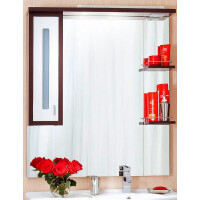 Зеркало-шкаф Бриклаер Бали 90 L венге