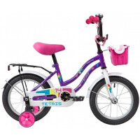 Велосипед Novatrack 141TETRIS.VL20 фиолетовый