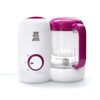 Пароварка-блендер Goodhelper KBS-8131 белый/розовый