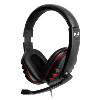 Гарнитура Oklick HS-L380G Abbadon черный/красный