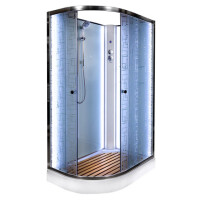 Душевая кабина Deto EM1512RNLED