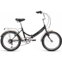 Велосипед Forward Asenal 20 2.0 черный/зеленый 2022 г 14" RBK22FW20533