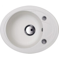 Кухонная мойка Kuppersberg Capri 1B1D S white alabaster