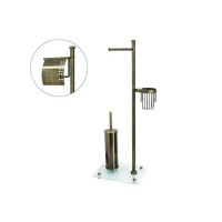 Стойка комбинированная напольная WasserKraft K-1234 светлая бронза