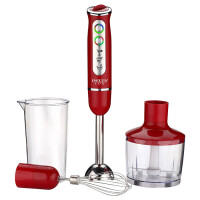 Блендер погружной Delta Lux DL-7039B красный