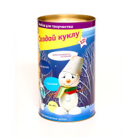 Набор для творчества Волшебная Мастерская Создай куклу Снеговик К012