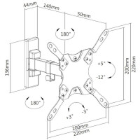 Кронштейн для телевизора Ultramounts UM864W