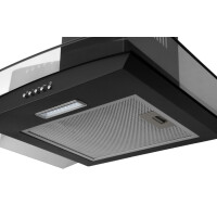 Каминная вытяжка ORE Glasset 60L black