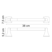 Держатель бумажных полотенец WasserKraft Wern K-2591