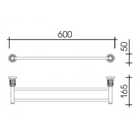 Полотенцедержатель Schein Carving 7065040