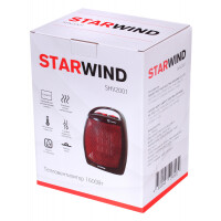 Тепловентилятор StarWind SHV2001 черный/красный