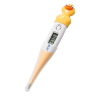 Термометр электронный A&D DT-624 Утенок желтый/белый