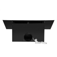 Каминная вытяжка Maunfeld Aurora 90 черный матовый