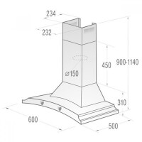 Каминная вытяжка Gorenje DK 63 MCLI