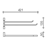 Полотенцедержатель Schein Allom 22824