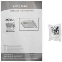 Встраиваемая вытяжка Krona Ameli PB 600 Black