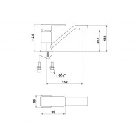 Смеситель для раковины Timo Selene 2061-15/00F chrome