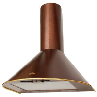 Каминная вытяжка Elikor Эпсилон 60П-430-П3Л медный антик/золото
