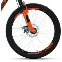 Велосипед Altair MTB FS 24 D темно-серый/оранжевый 2022 г 15" RBK22AL24054
