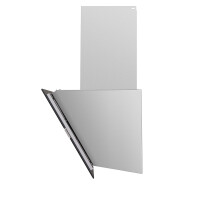 Каминная вытяжка Maunfeld Mersey 60 нержавеющая сталь/черное стекло